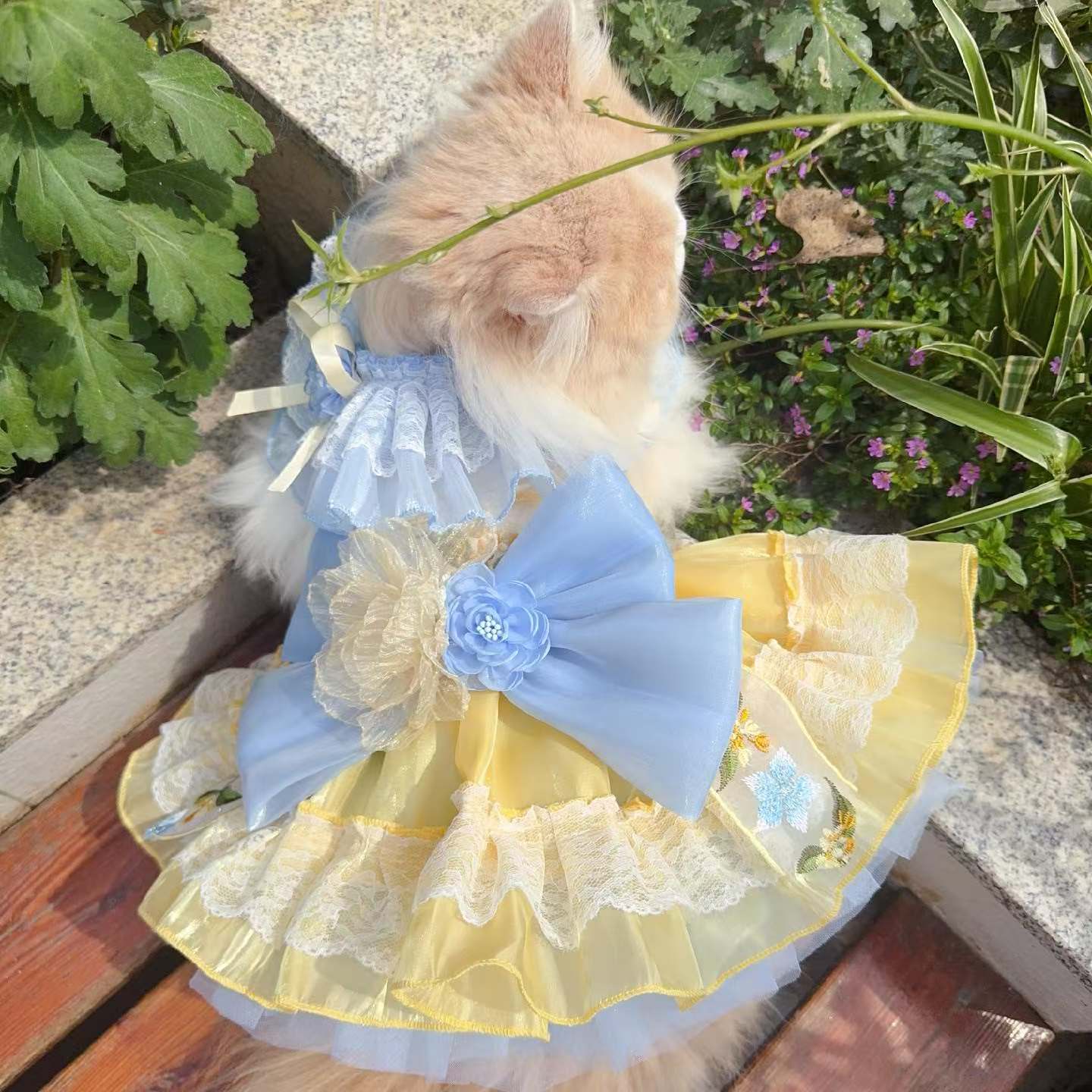 Lemonade Dreams Petal Tiered Gown