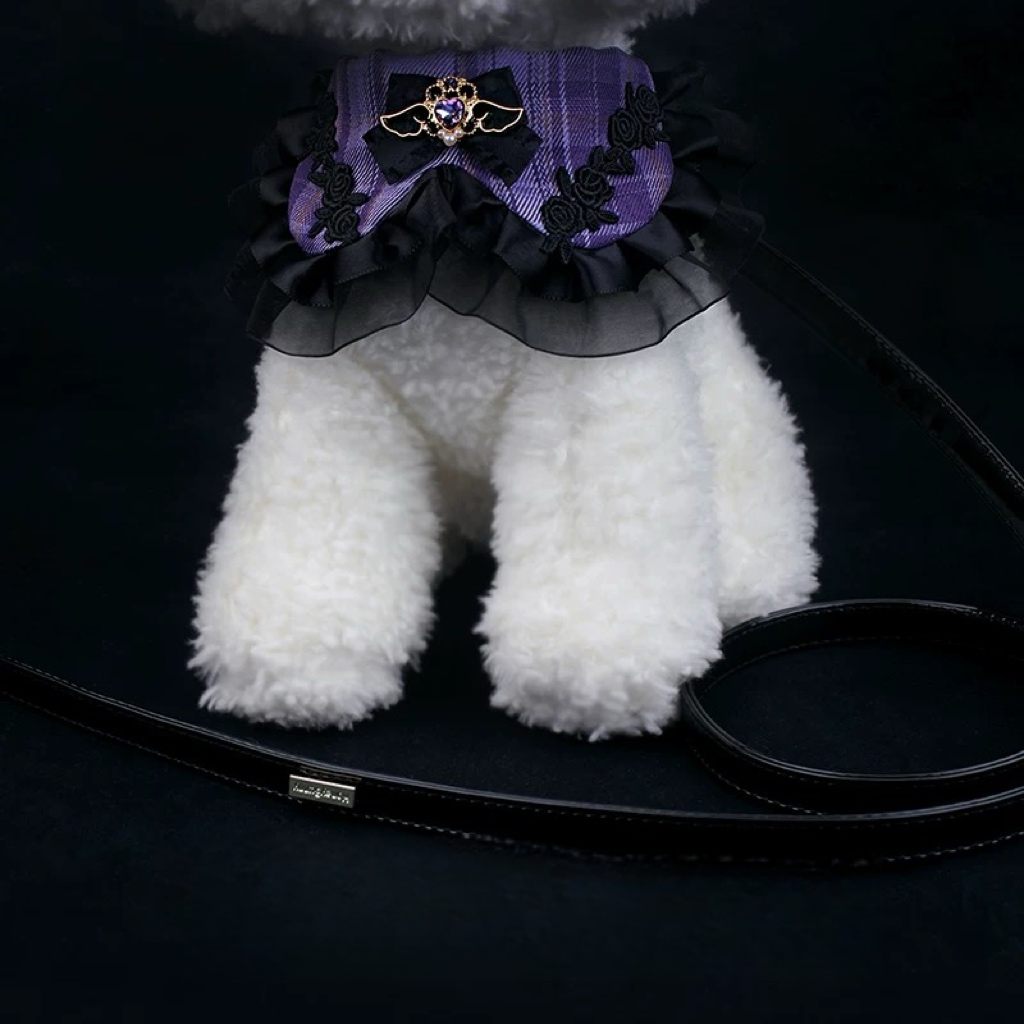 The Gothic Amethyst Wing  Collar
