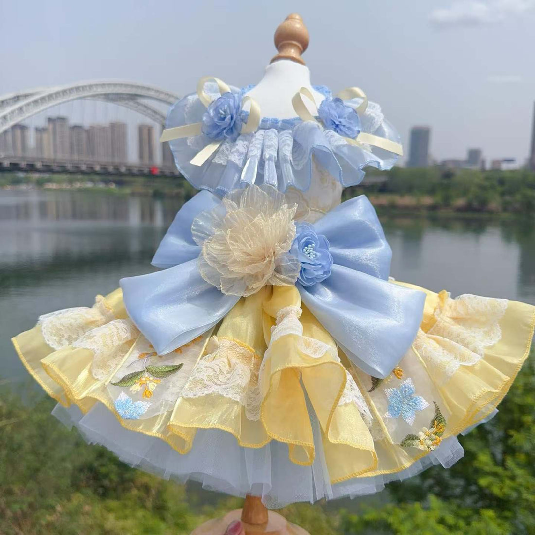 Lemonade Dreams Petal Tiered Gown
