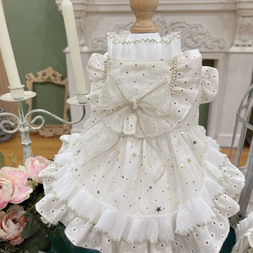 Stardust Tulle Tiered Gown
