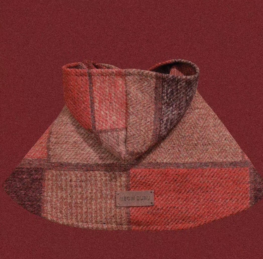 The Palette of Autumn Wool pet cape