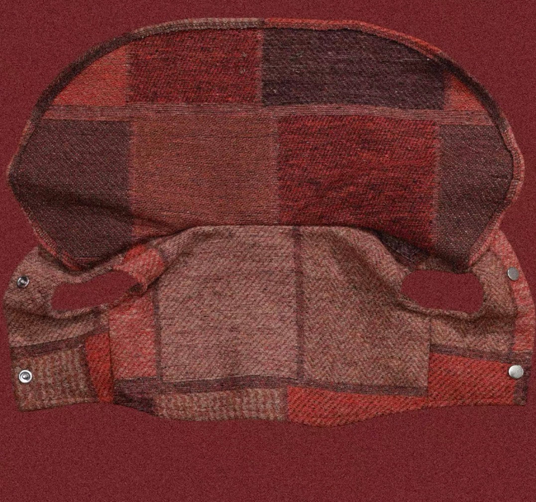 The Palette of Autumn Wool pet cape