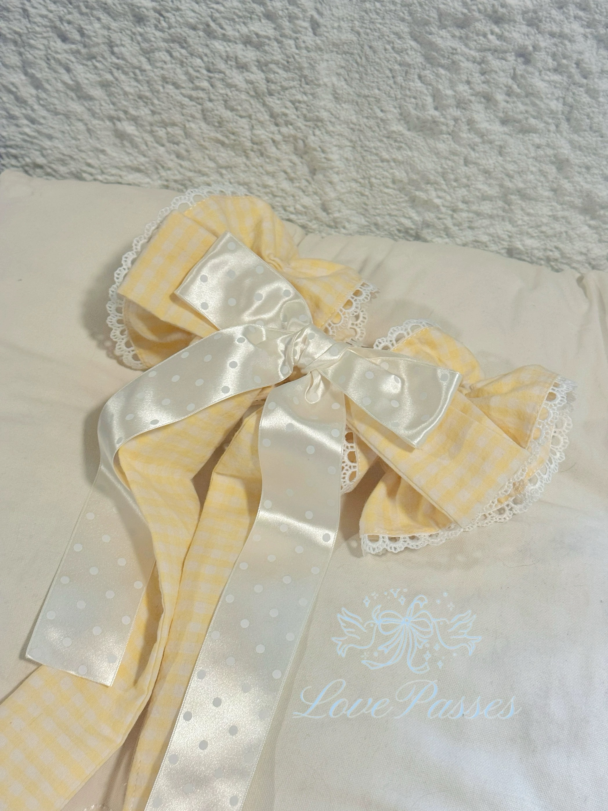 Dog ear Snood with bow and bandana